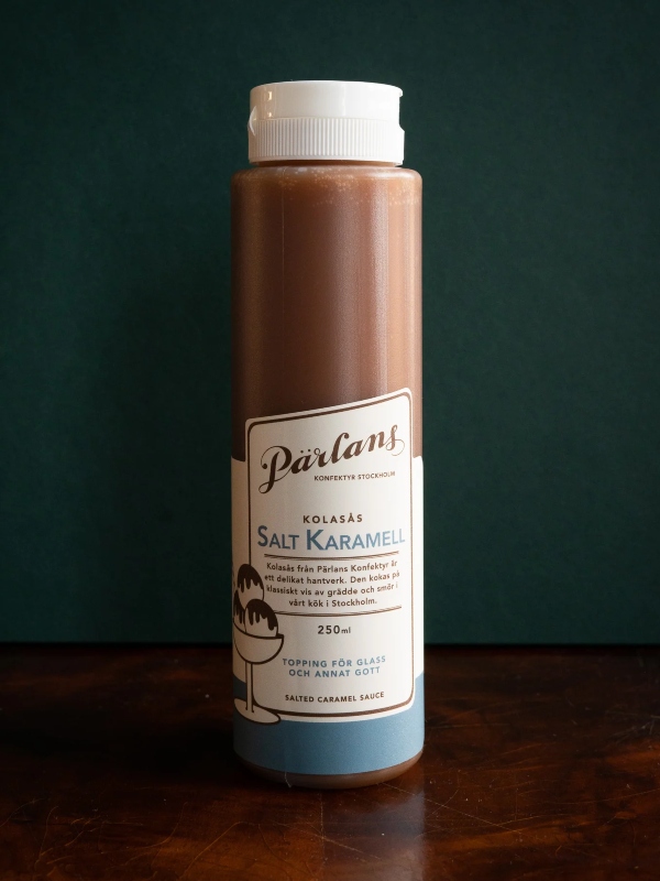 Pärlans Konfektyr Stockholm Karamellsaus Salt Karamell