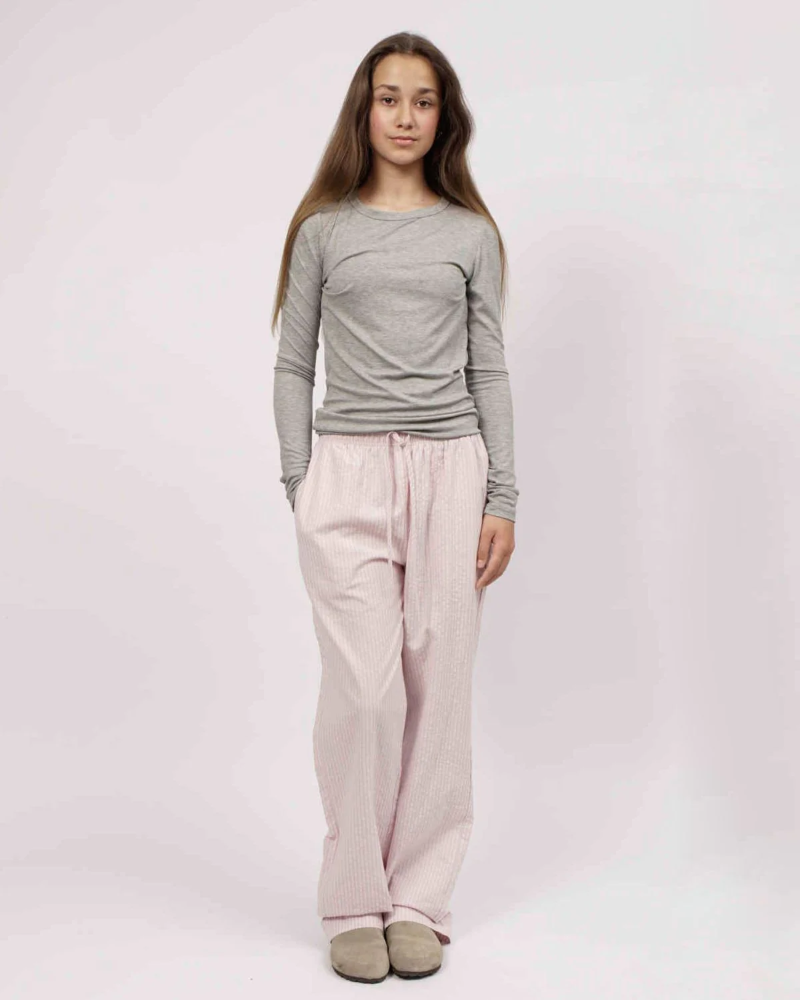 Sofie Schnoor Stripete Bukse Lavender Striped