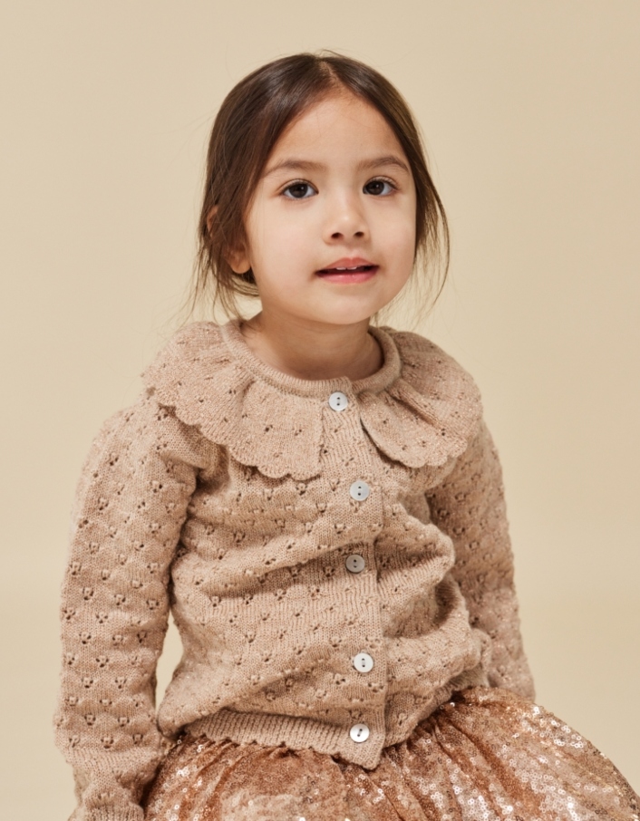 Konges Sløjd Holiday Knit Cardigan Creme