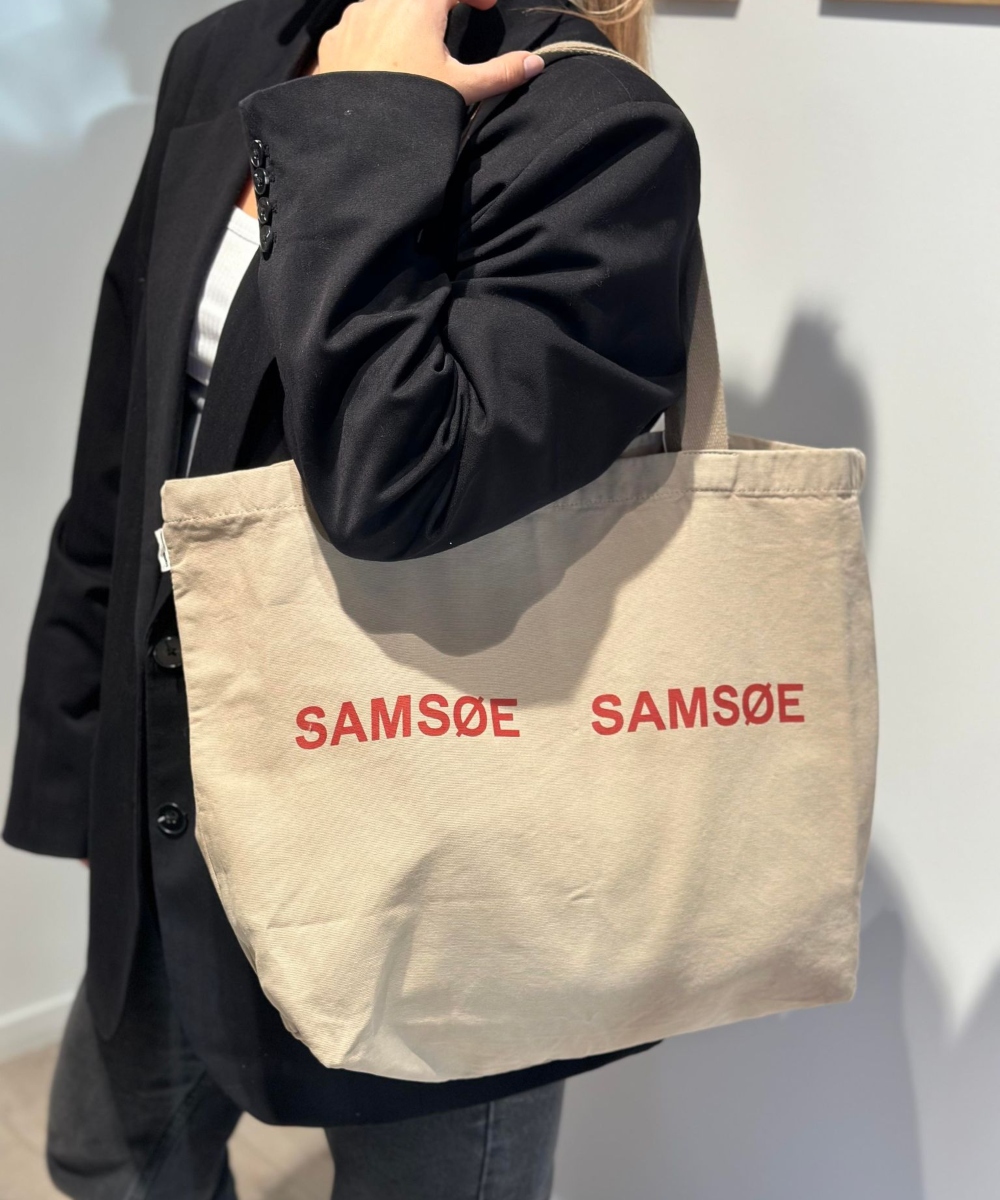 Samsøe & Samsøe Frinka Shopper Veske Chinchilla