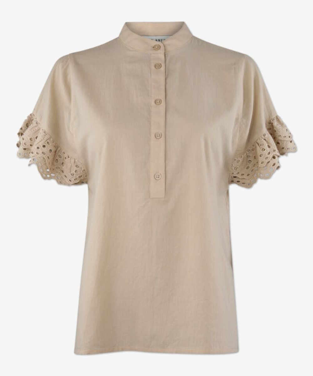 Six Ames Sally Bluse Sesame Beige