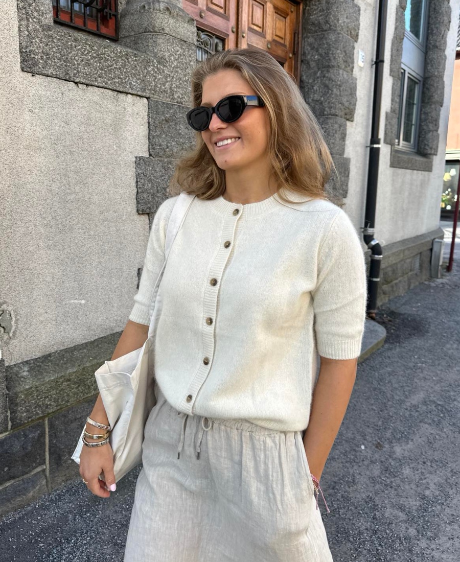 Six Ames Oda Cardigan Offwhite