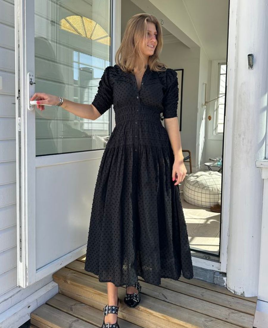 MISSMAYA Fabienne Kjole Day Black