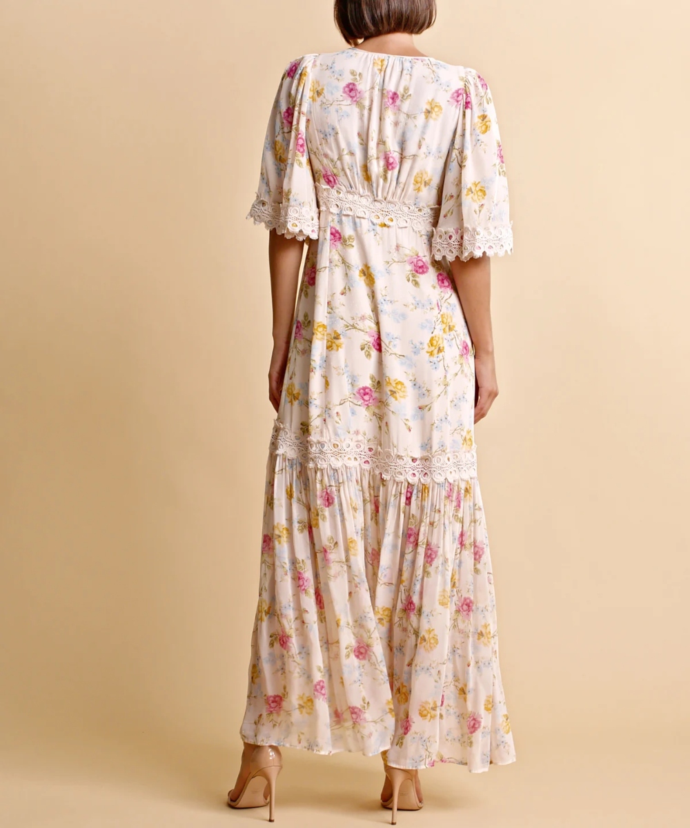 by TiMo Satin Embroidery Kjole Daylight Roses - Bilde 2