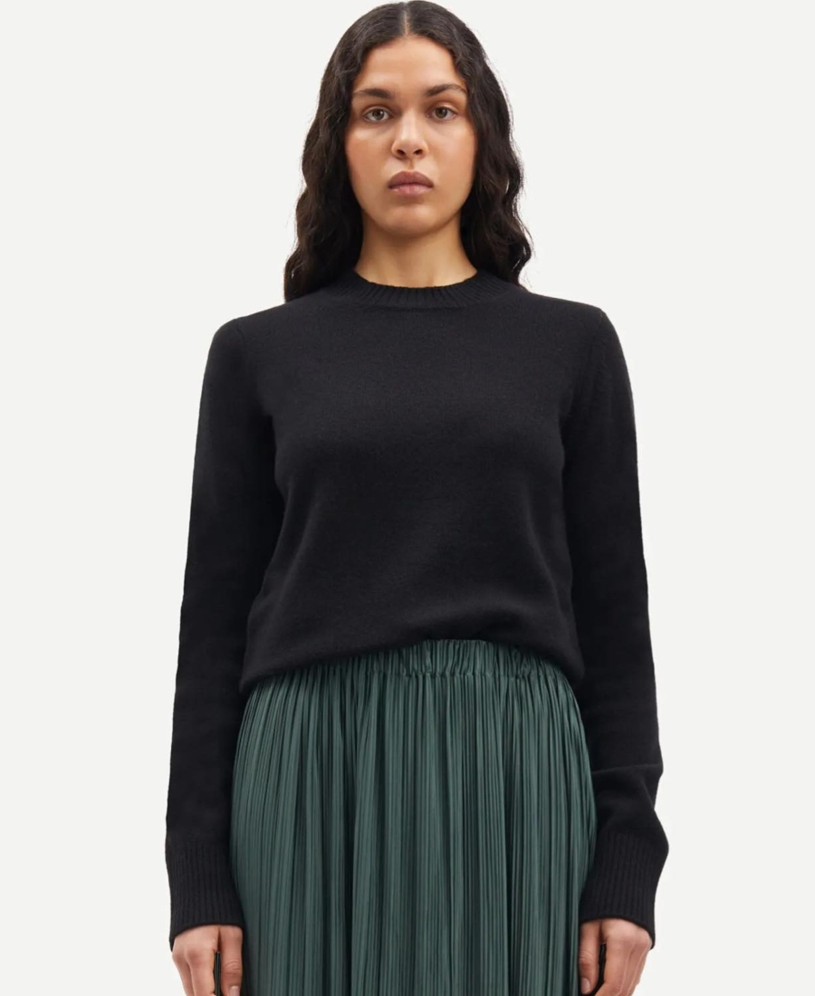 Samsøe & Samsøe Charlotte Knit Genser Sort