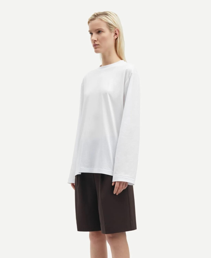 Samsøe & Samsøe Sadove Genser White Blooming