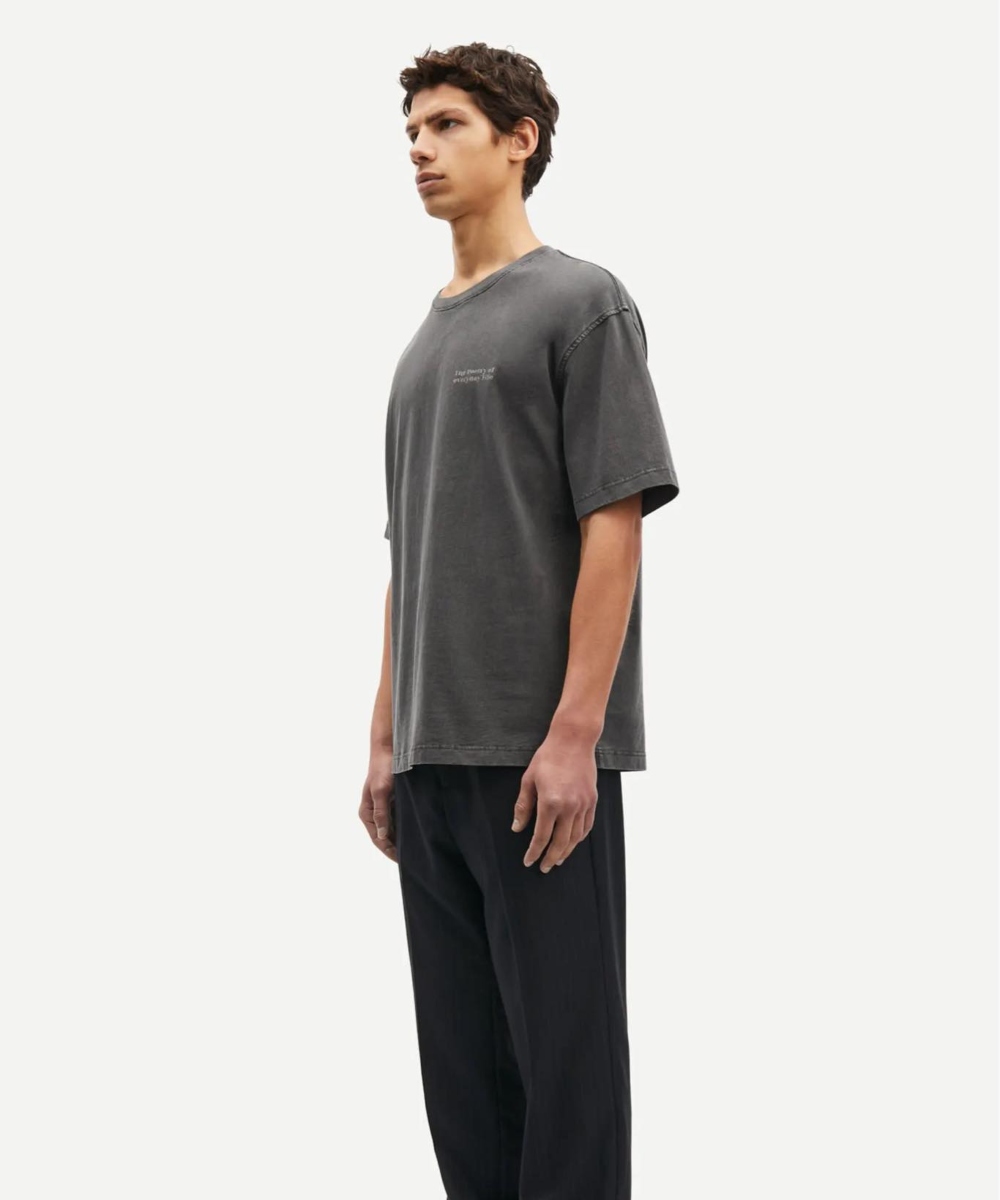 Samsøe & Samsøe Sapoetry Unisex T-skjorte Black Zen