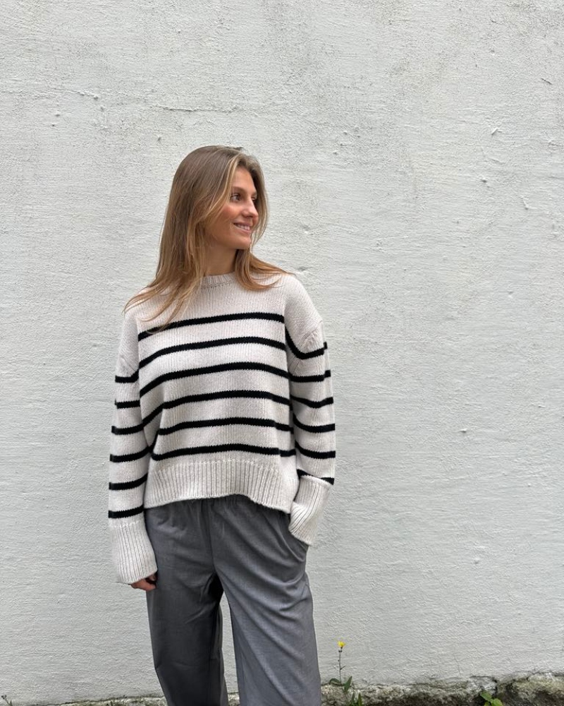 Levete Room Perle 7 Genser Cream Stripe