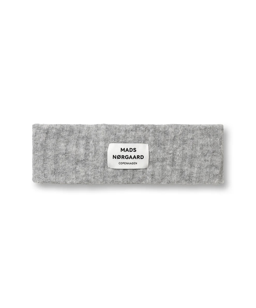 MADS NØRGAARD Tosca Aschley Pannebånd Light Grey Melange