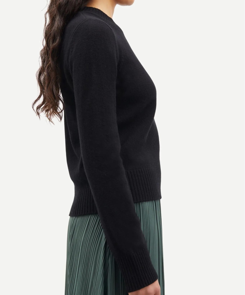 Samsøe & Samsøe Charlotte Knit Genser Sort - Bilde 2