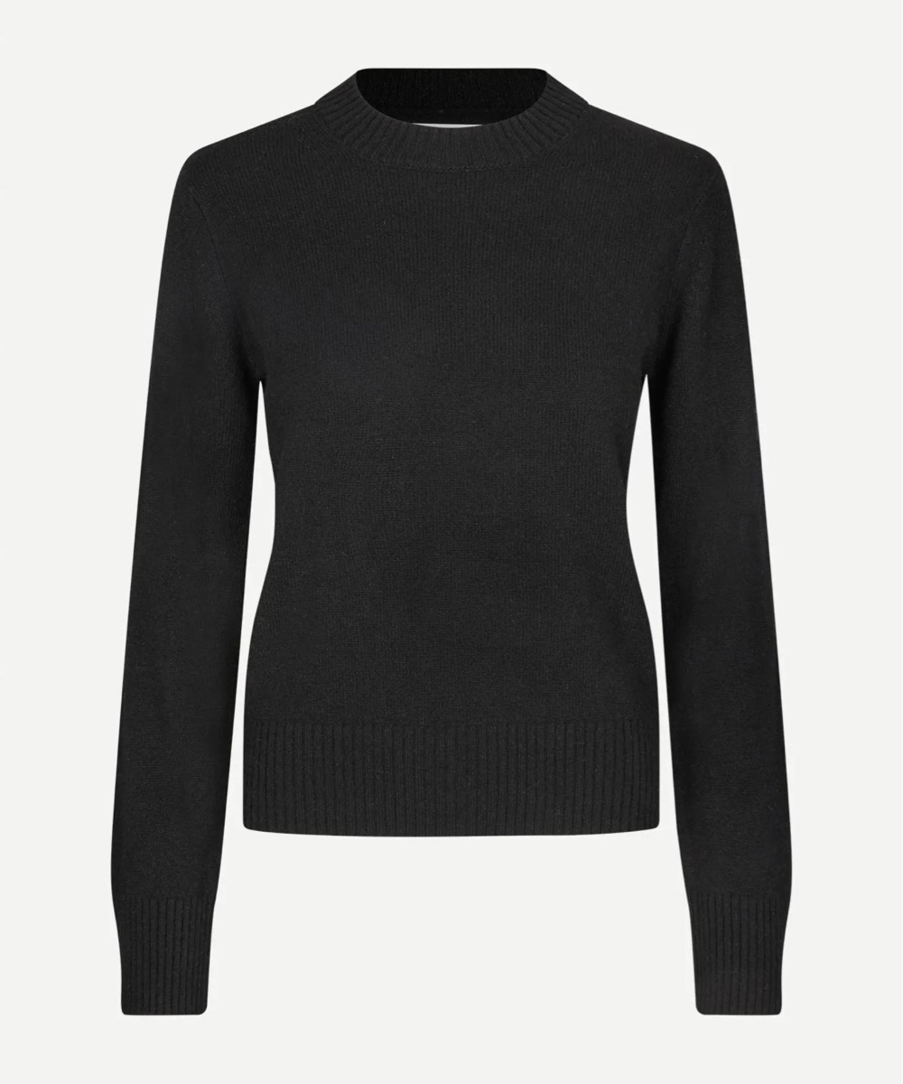 Samsøe & Samsøe Charlotte Knit Genser Sort - Bilde 3