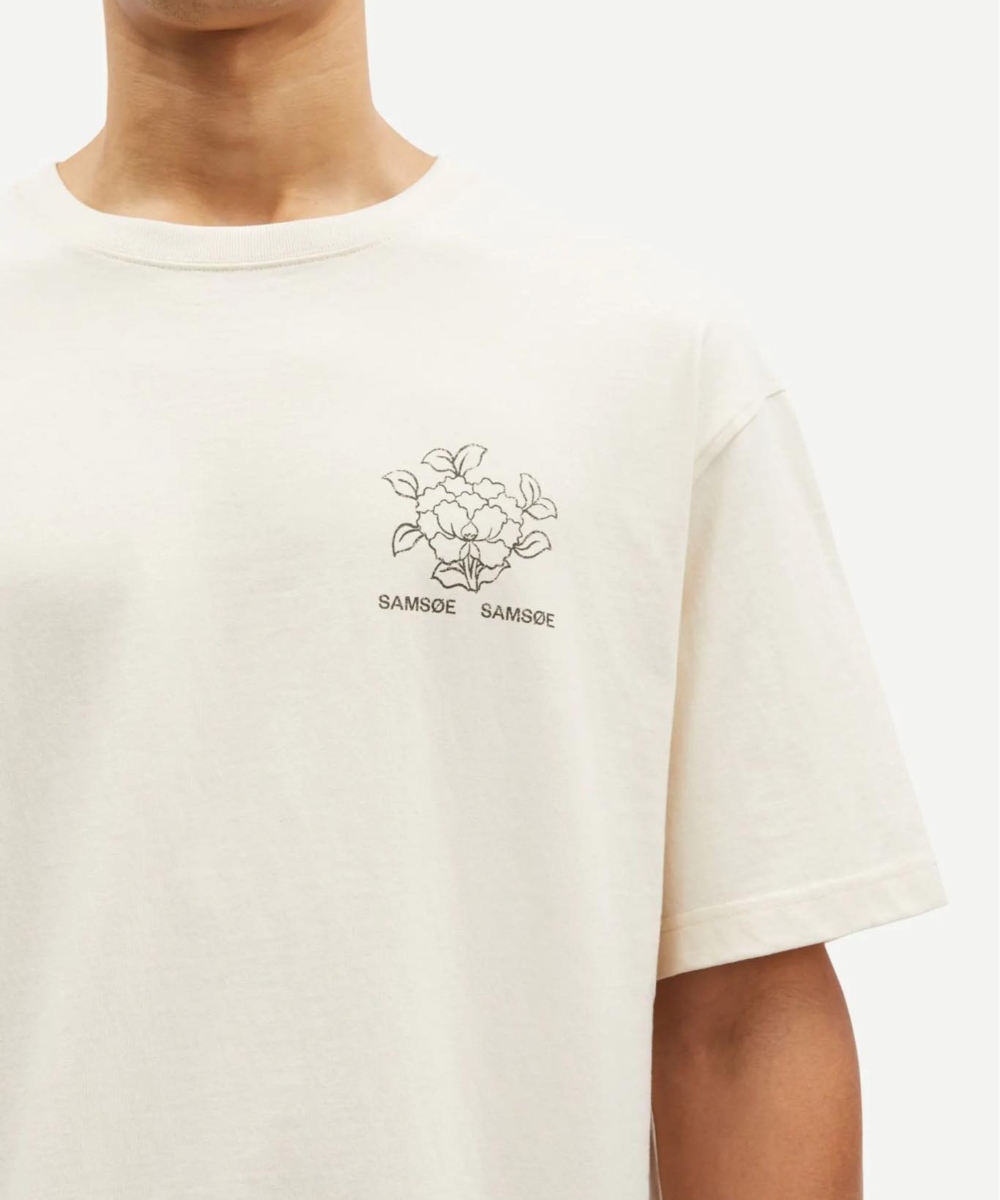 Samsøe & Samsøe Sapoetry T-skjorte Neutral Lotus - Bilde 2