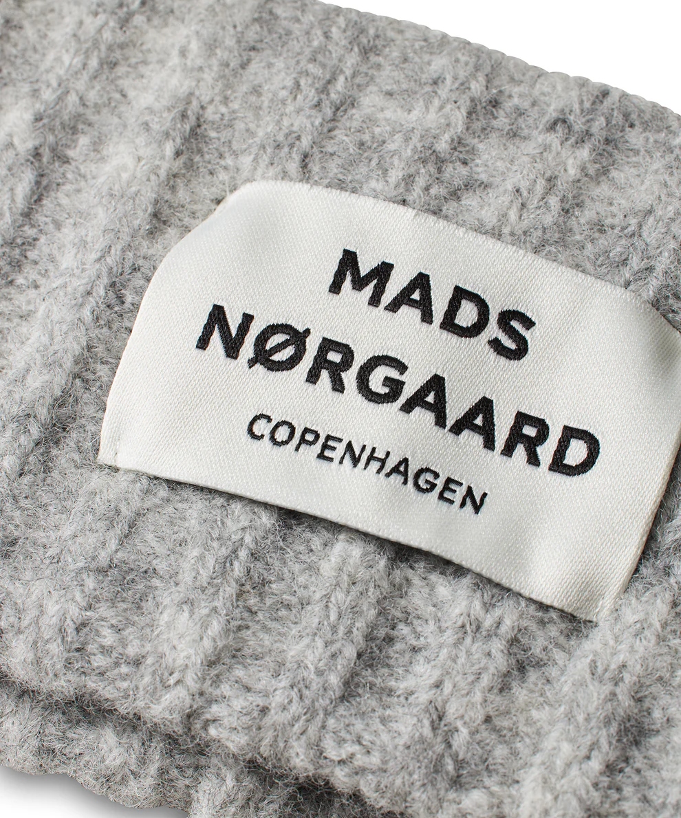 MADS NØRGAARD Tosca Aschley Pannebånd Light Grey Melange - Bilde 2