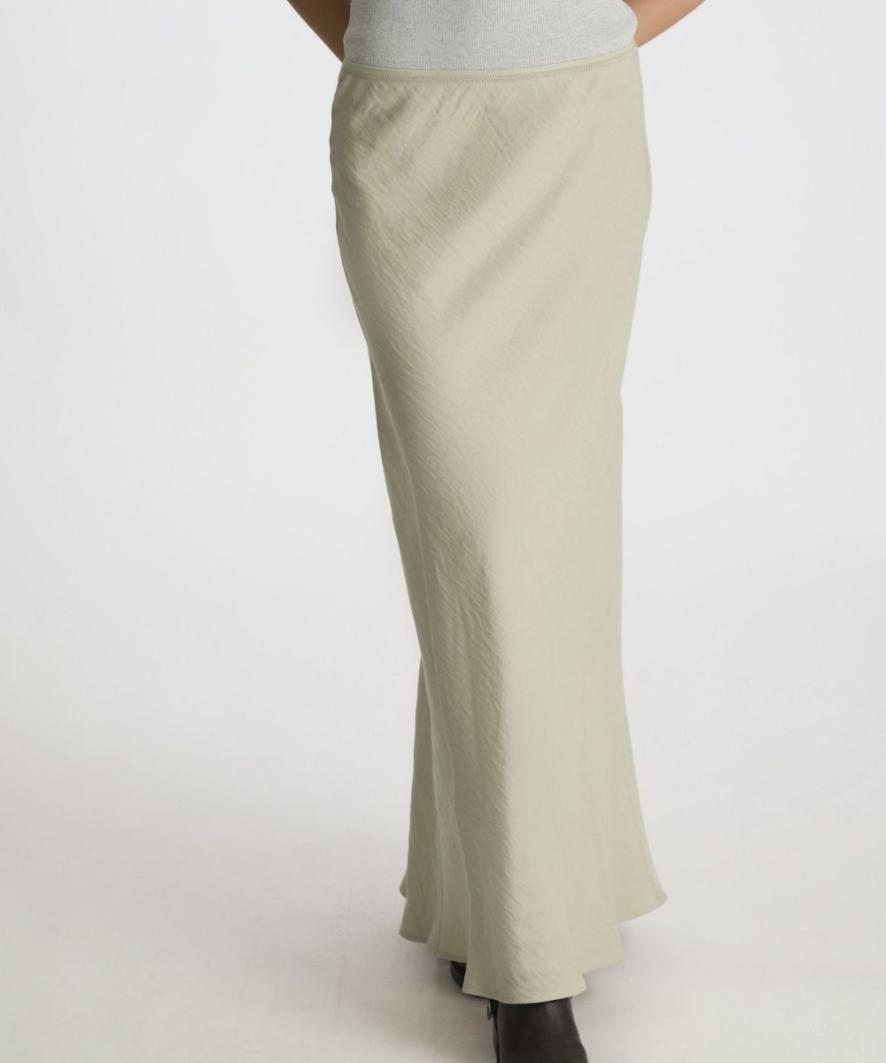 Neo Noir Vicky Structure Skjørt Smoke Green