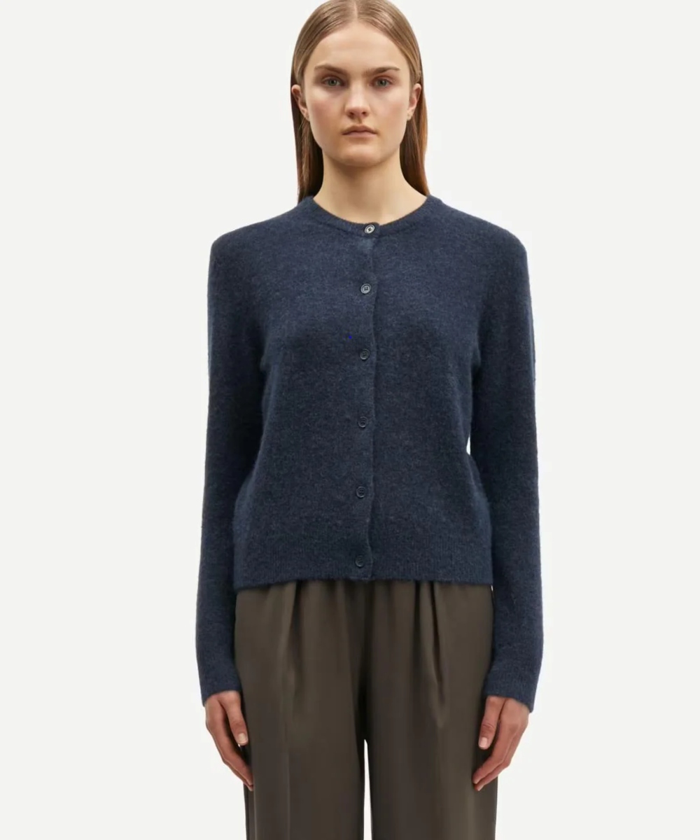 Samsøe & Samsøe Nor Short Cardigan Outer Space