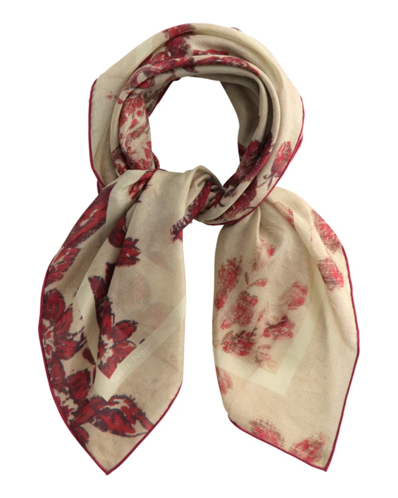 Tapis Noir Light Patchwork Flower Skjerf