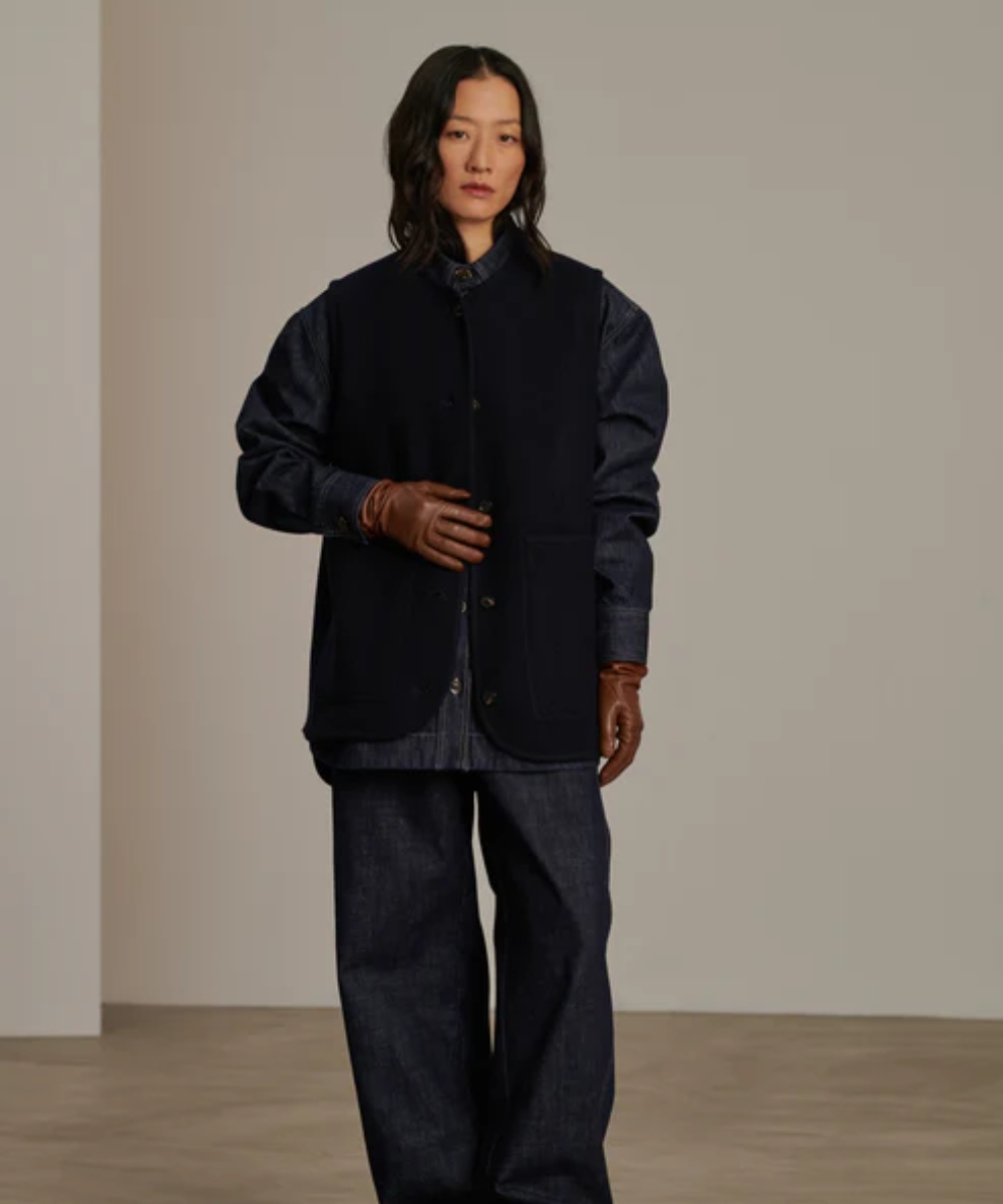 Soeur Chicago Vest Navy