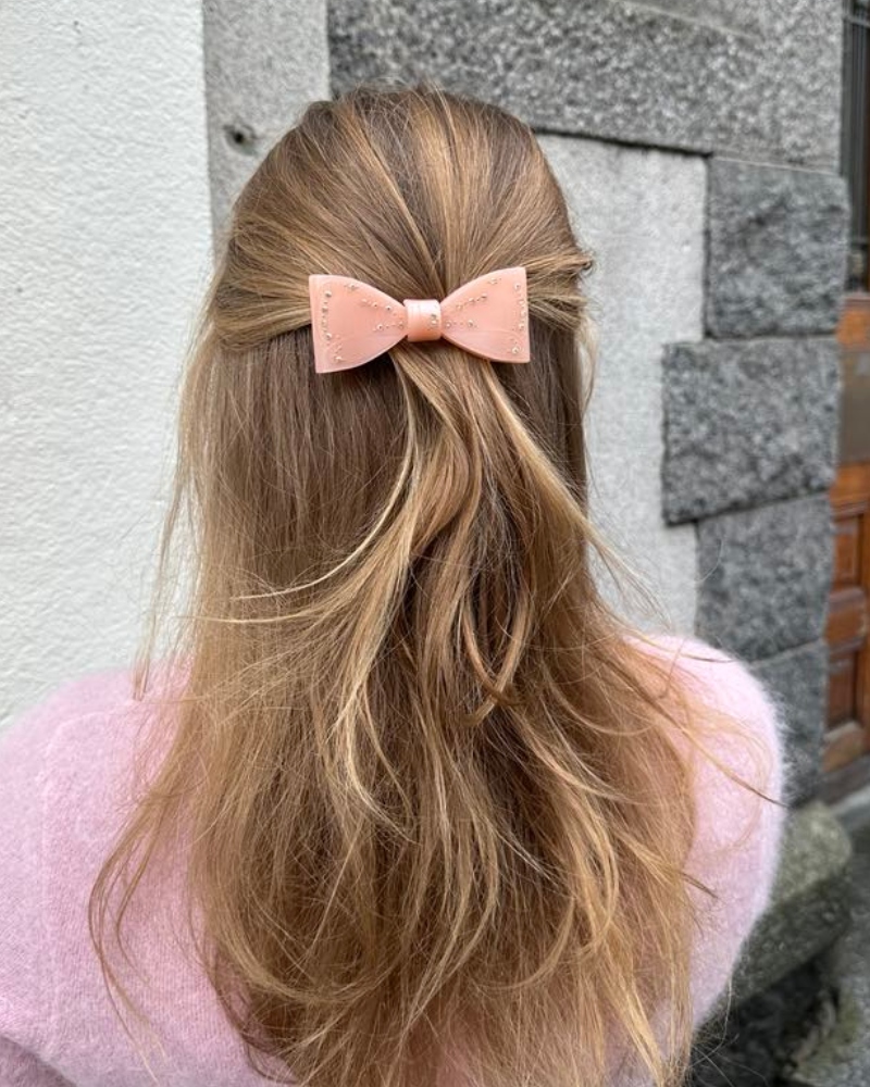 Maanesten Ribin Hårspenne Blush