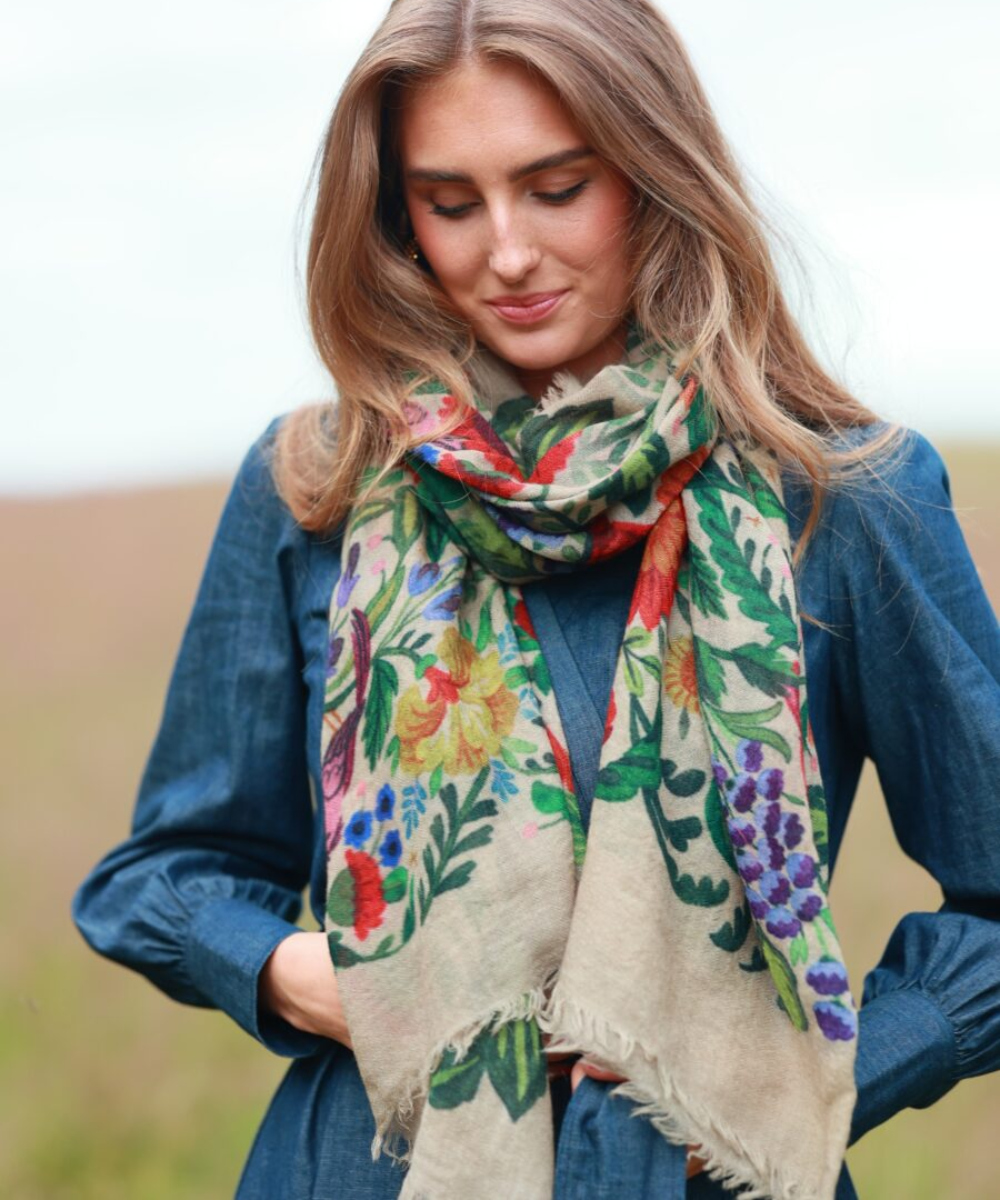 Nectar Skjerf Folklore Beige