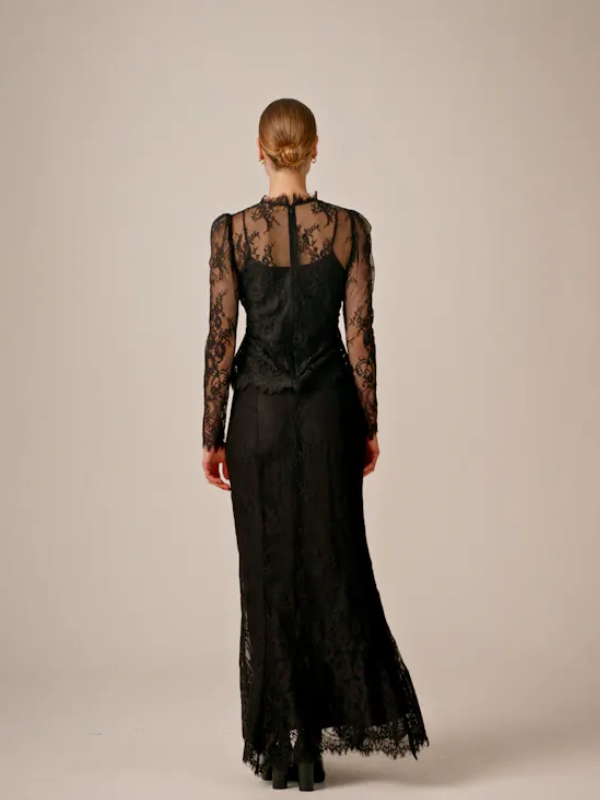 by TiMo Lace Topp Sort - Bilde 2