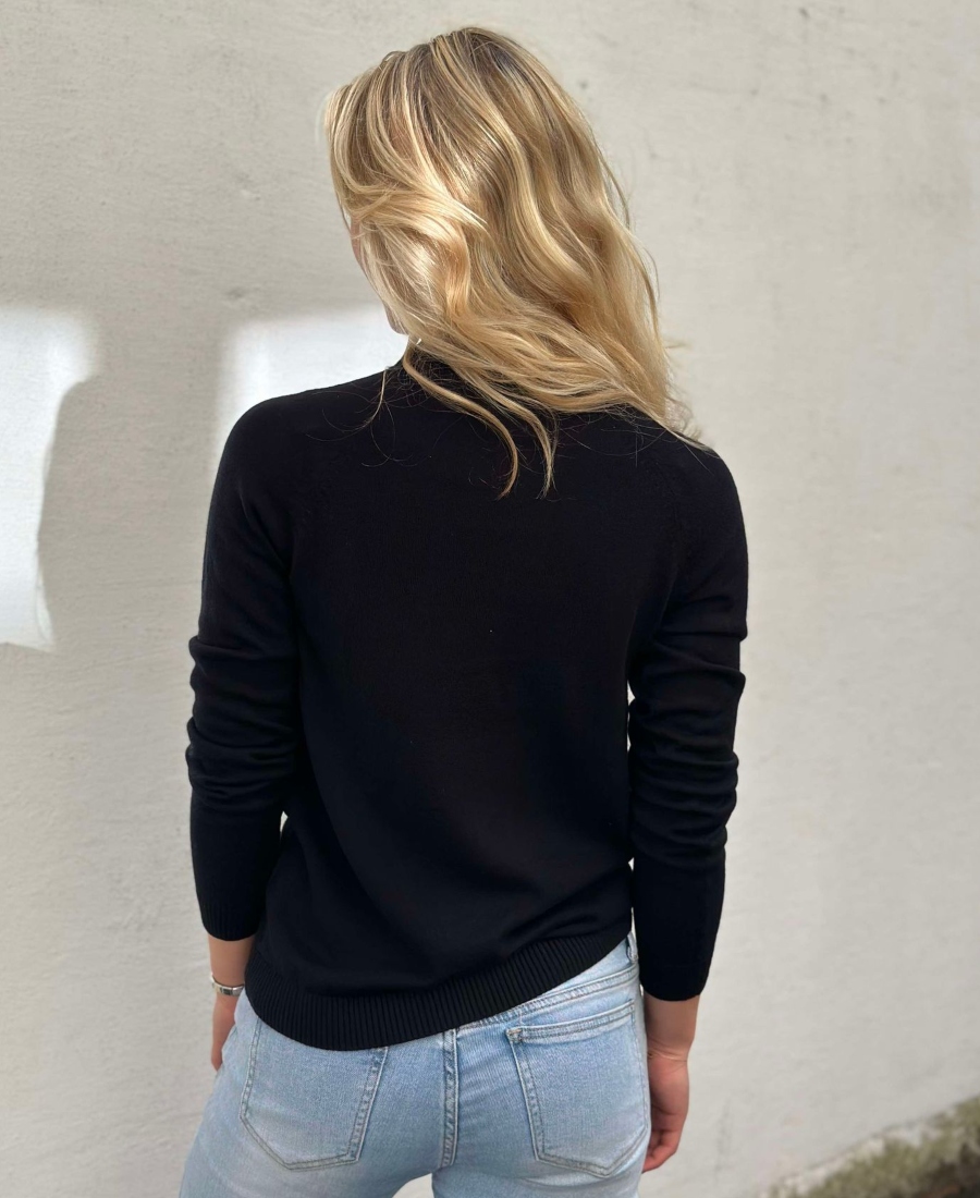 Bruun & Stengade Layla Genser Navy - Bilde 2