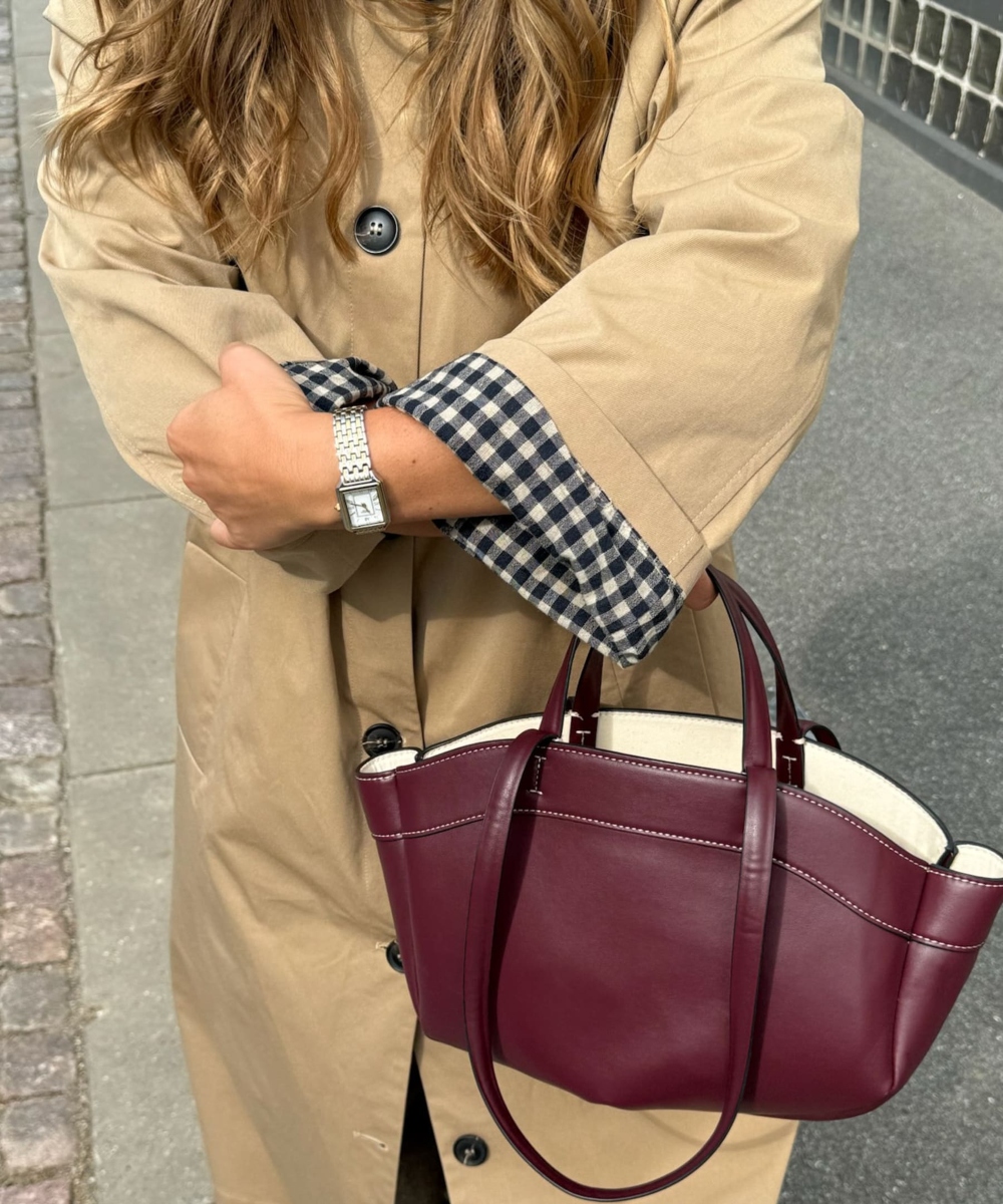 BYIC Viola Trenchcoat Beige W. Checks - Bilde 2
