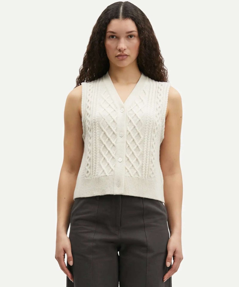 Samsøe & Samsøe Sadene Vest Turtledove