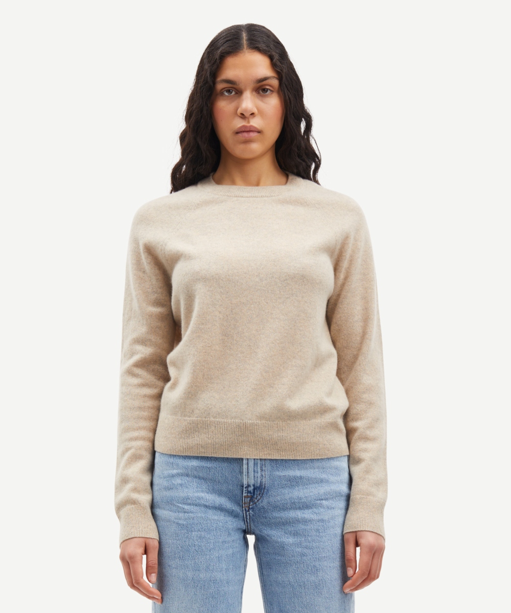 Samsøe & Samsøe Boston O-Neck Cream Melange