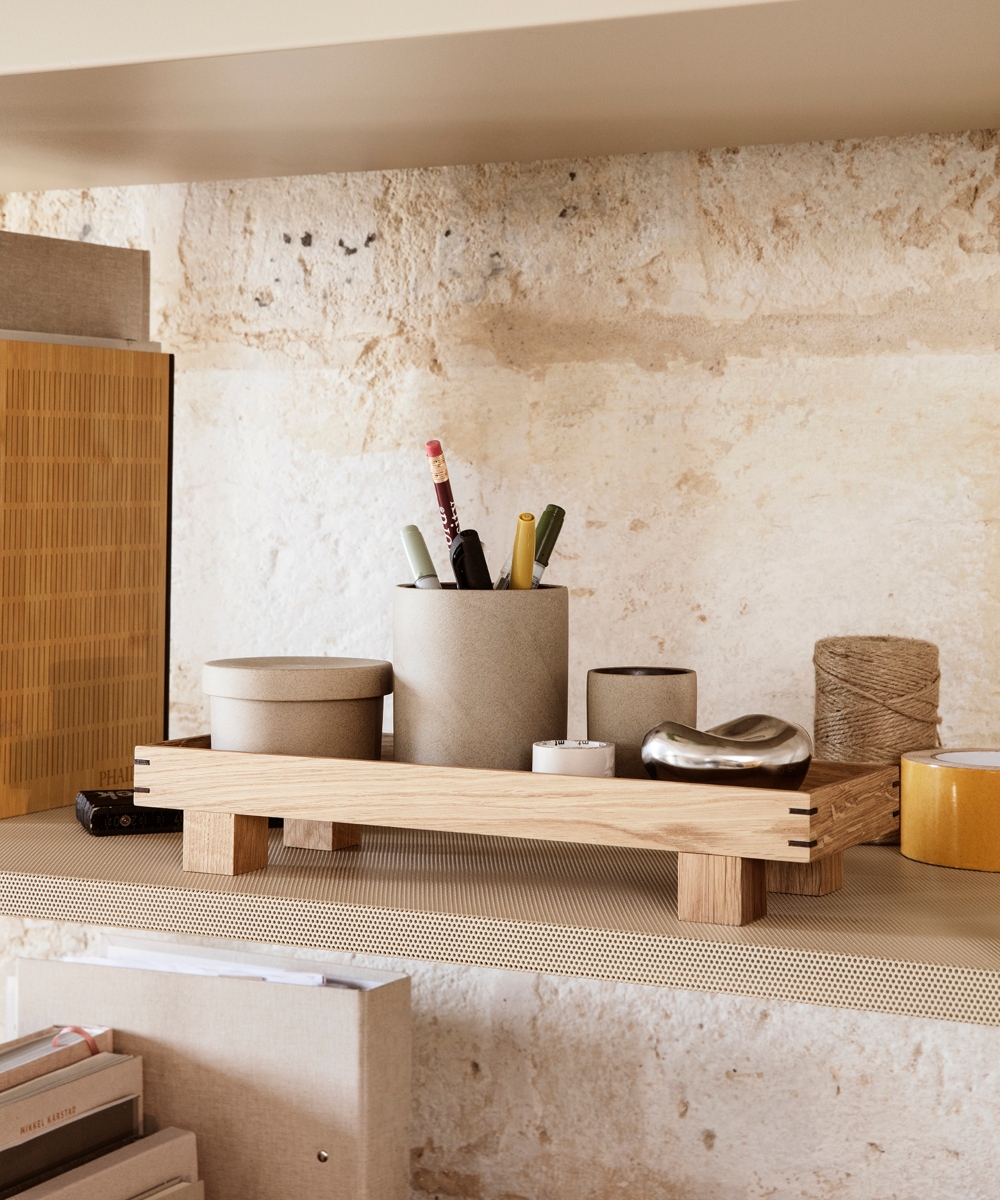 Ferm Living Bon Wooden Tray Brett X Small Eik