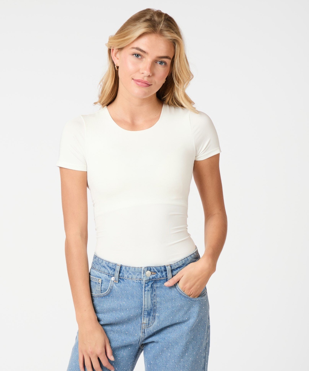 Neo Noir Verna Jersey T-skjorte Offwhite