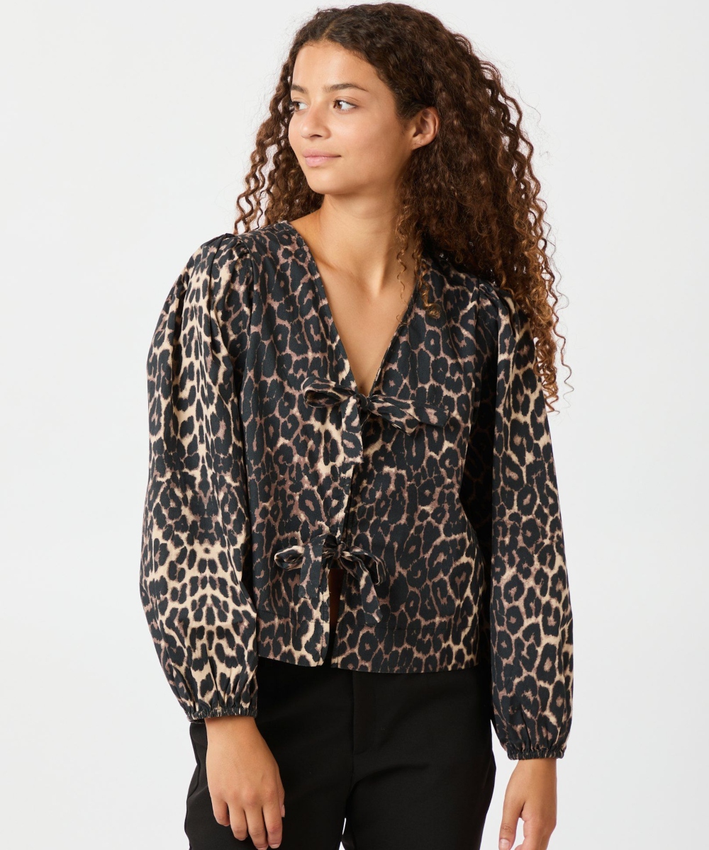 Neo Noir Tova Leo Bluse Leopard