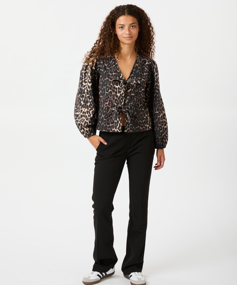 Neo Noir Tova Leo Bluse Leopard - Bilde 3