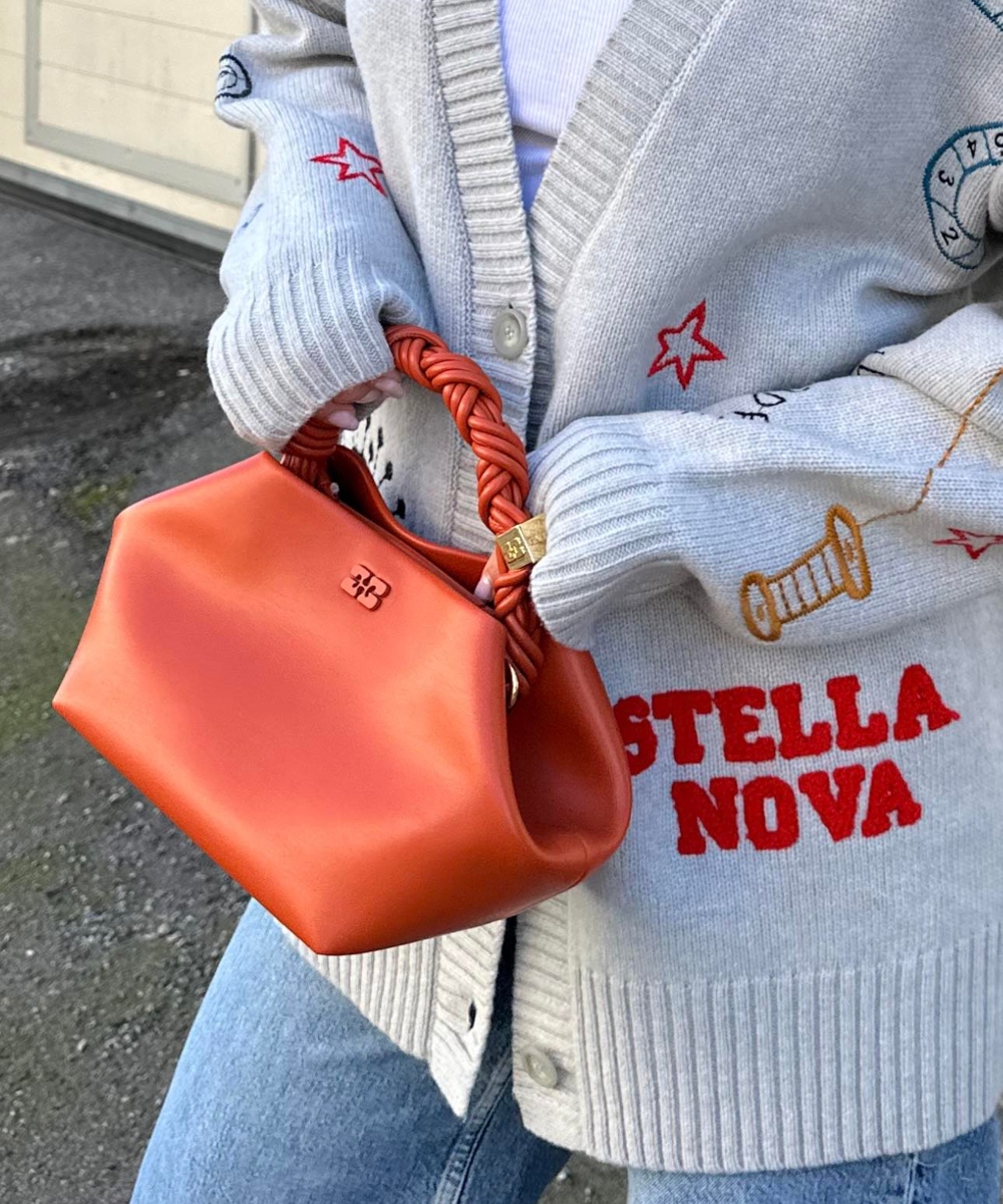 GANNI Ganni Bou Bag Veske Small Spicy Orange