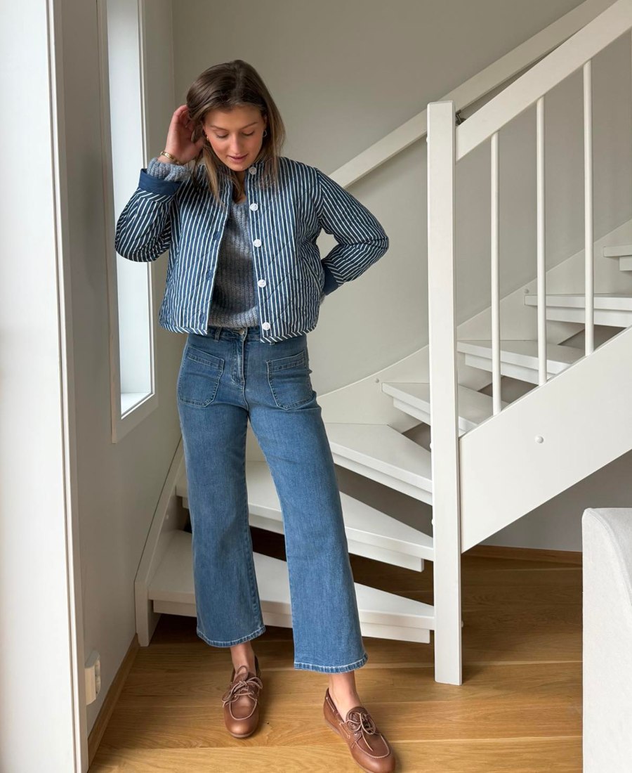 Ane Mone Melanie Bukser Light Blue Denim