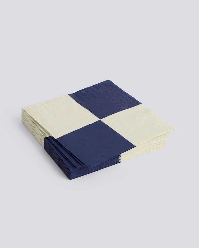 HAY Pattern Servietter Lunsj Offwhite Navy