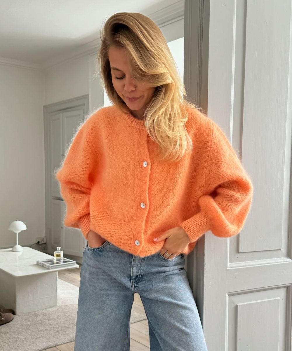 BYIC Ida Cardigan Lys Orange