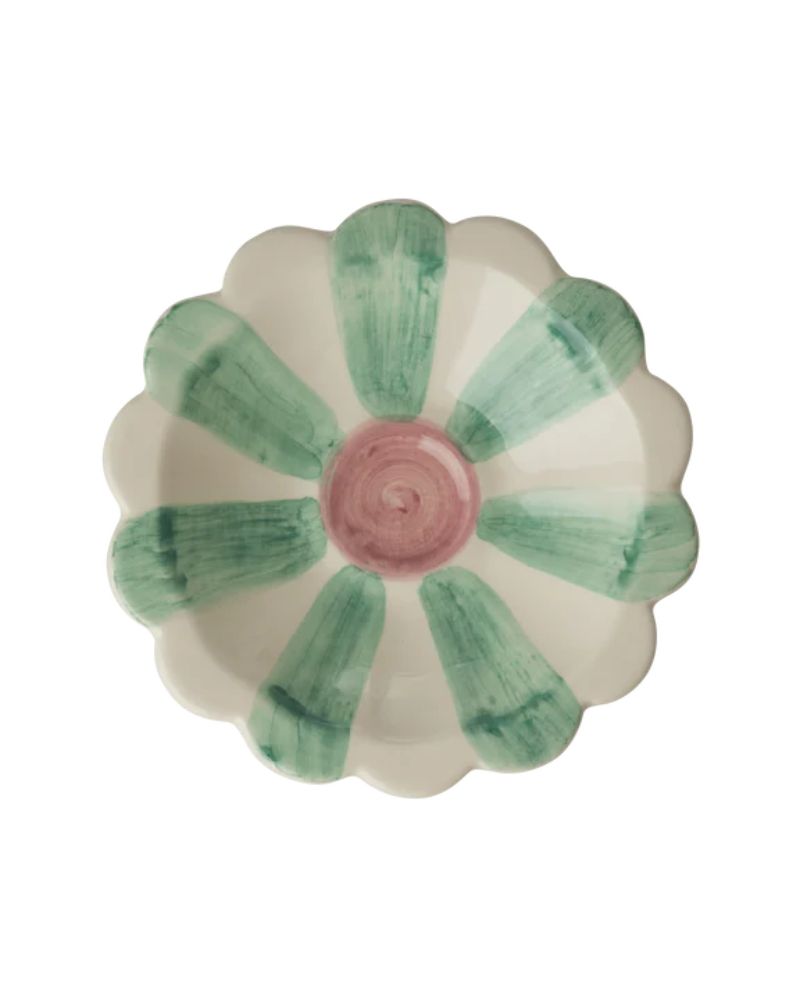 Rice Small Ceramic Dipping Skål Soft Green