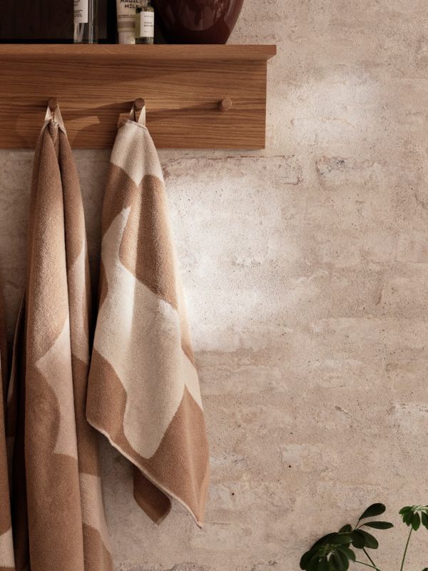 Ferm Living Ebb Hånkle Sand Offwhite 50x100