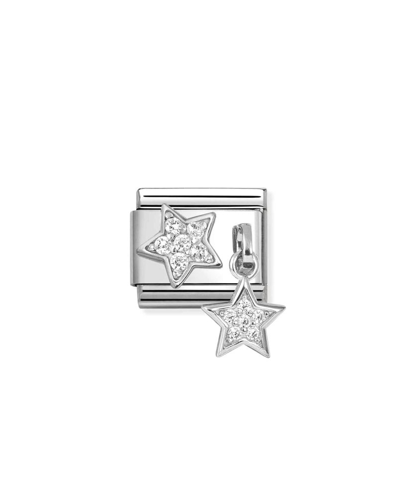 NOMINATION Charm Links Stjerne Sølv