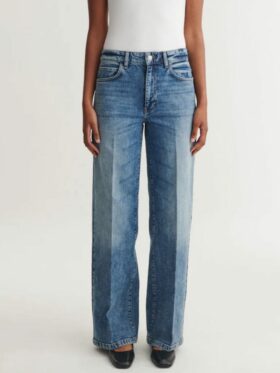 basic apparel Enya Stone W Jeans Blå