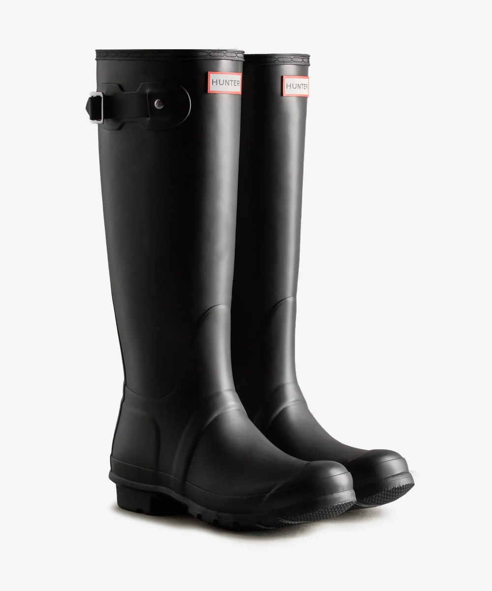 HUNTER Women's Original Tall Wellington Støvel Sort