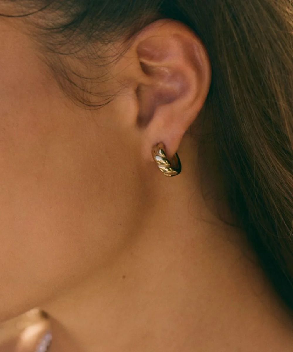 Edblad Twist Hoops S Gold
