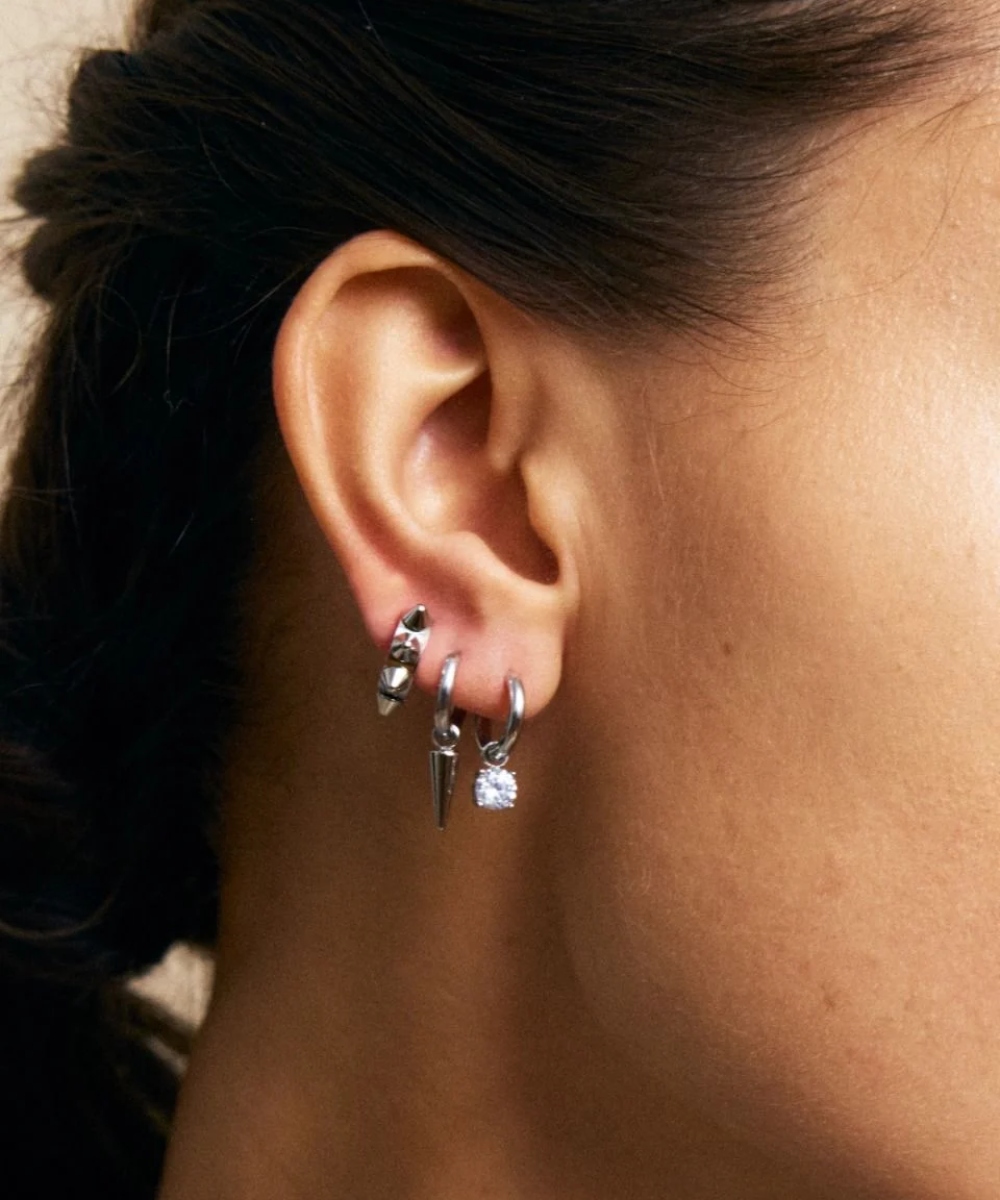 Edblad Peak Hoops One Heart Stål