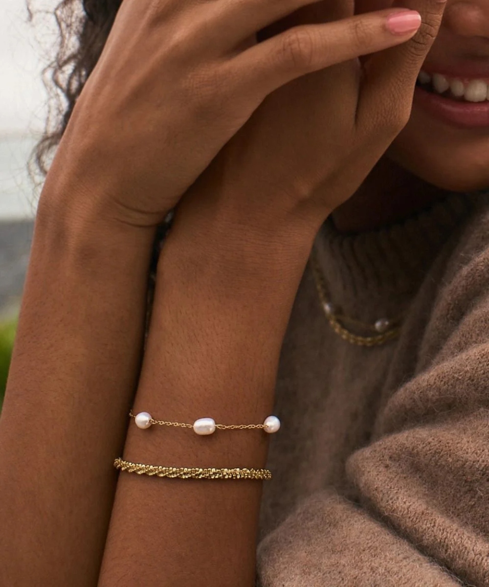 Edblad Perla Armbånd Multi Gull