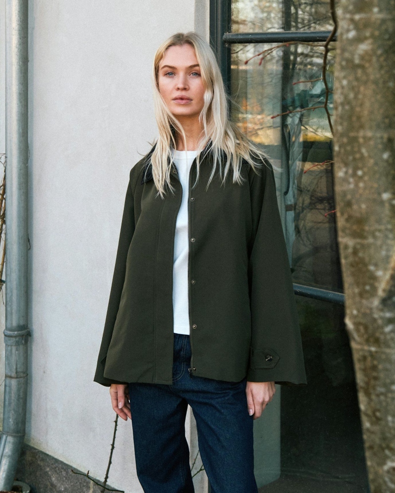 Neo Noir Gatbi Clean Jakke Dark Green