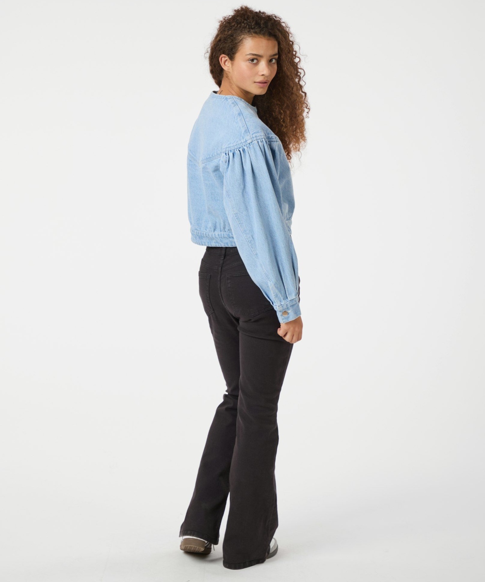 Neo Noir Mavis Denim Jacket Light Blue - Bilde 3