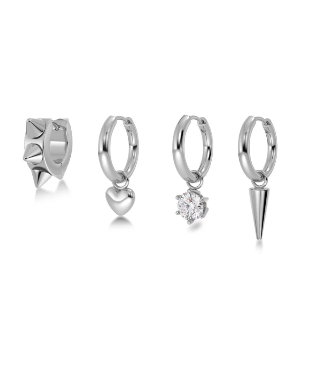 Edblad Peak Hoops One Heart Stål - Bilde 3
