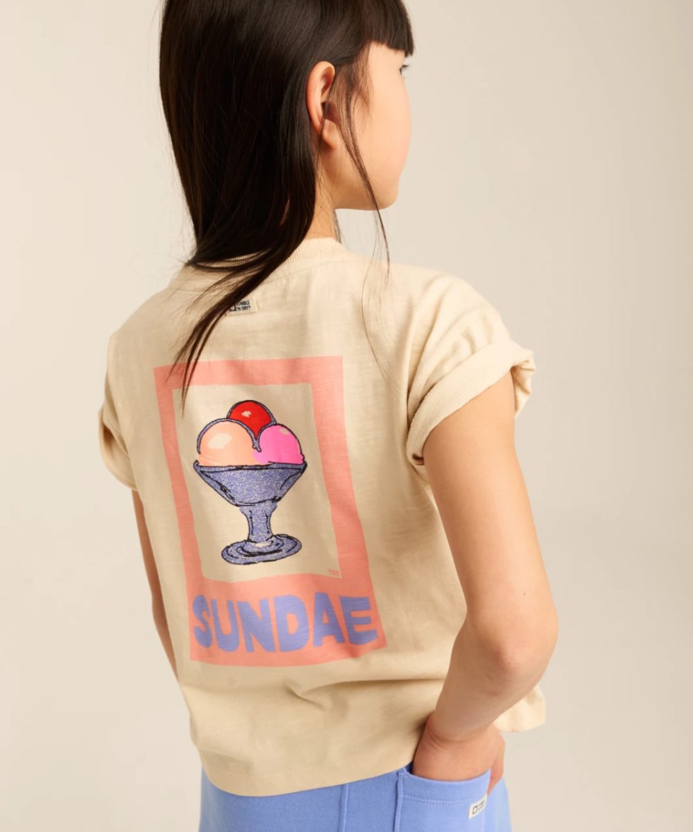 Tumble N Dry Felice T-skjorte Mother of Pearl Sand