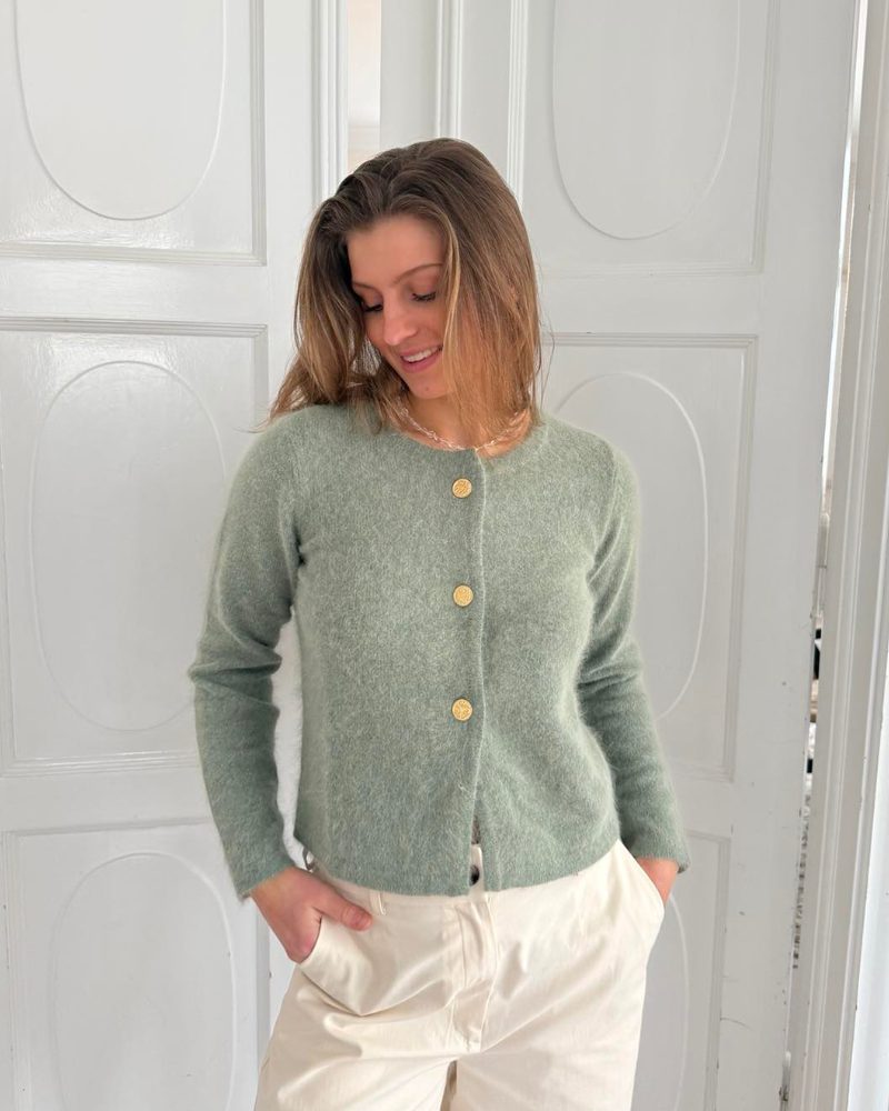 Ane Mone Estelle Cardigan Pale Green