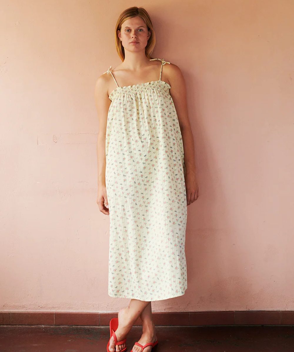 HABIBA Strap Dress Vanilla